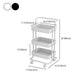 Industrial Vertical Etagere Bookshelf Iron Frame Plastic Shelf with Caster Wheels Clearhalo 'Bookcases' 'furn' 'furn_bookcases' 'Furniture' 'furniture_bookcases' 'kitchen' 'kitchen_bookcases' 'Living Room Furniture' 'Office Furniture' 4766004