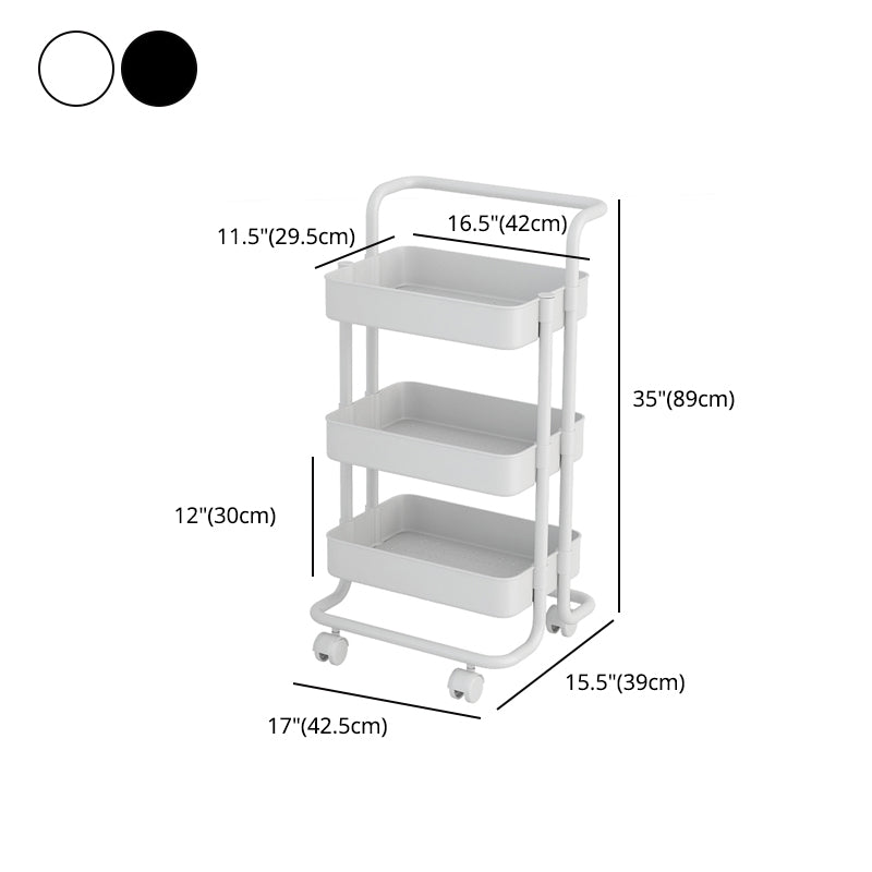 Industrial Vertical Etagere Bookshelf Iron Frame Plastic Shelf with Caster Wheels Clearhalo 'Bookcases' 'furn' 'furn_bookcases' 'Furniture' 'furniture_bookcases' 'kitchen' 'kitchen_bookcases' 'Living Room Furniture' 'Office Furniture' 4766004