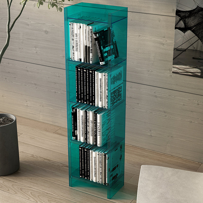 Scandinavian Style Shelf Bookcase Acrylic Closed Back Bookshelf for Office and Study Room Clearhalo 'Bookcases' 'furn' 'furn_bookcases' 'Furniture' 'furniture_bookcases' 'kitchen' 'kitchen_bookcases' 'Living Room Furniture' 'Office Furniture' 4766014