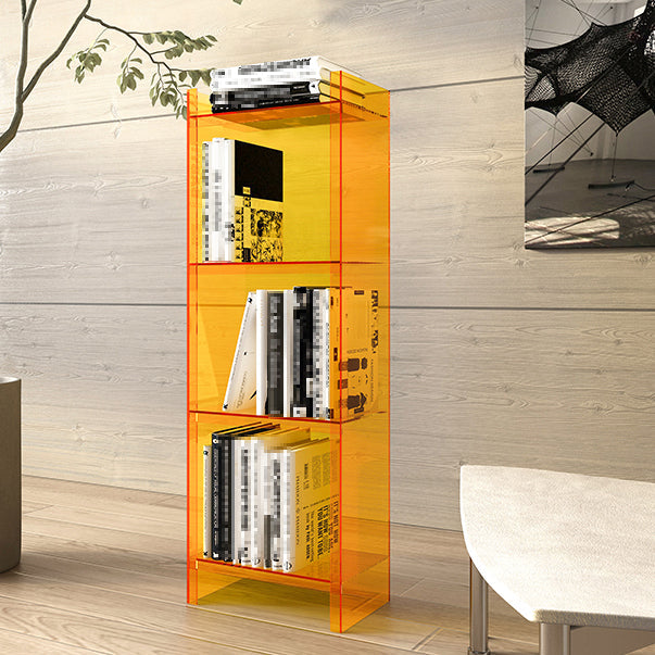 Scandinavian Style Shelf Bookcase Acrylic Closed Back Bookshelf for Office and Study Room Clearhalo 'Bookcases' 'furn' 'furn_bookcases' 'Furniture' 'furniture_bookcases' 'kitchen' 'kitchen_bookcases' 'Living Room Furniture' 'Office Furniture' 4766016