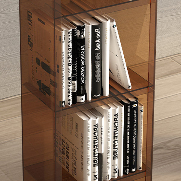 Scandinavian Style Shelf Bookcase Acrylic Closed Back Bookshelf for Office and Study Room Clearhalo 'Bookcases' 'furn' 'furn_bookcases' 'Furniture' 'furniture_bookcases' 'kitchen' 'kitchen_bookcases' 'Living Room Furniture' 'Office Furniture' 4766020