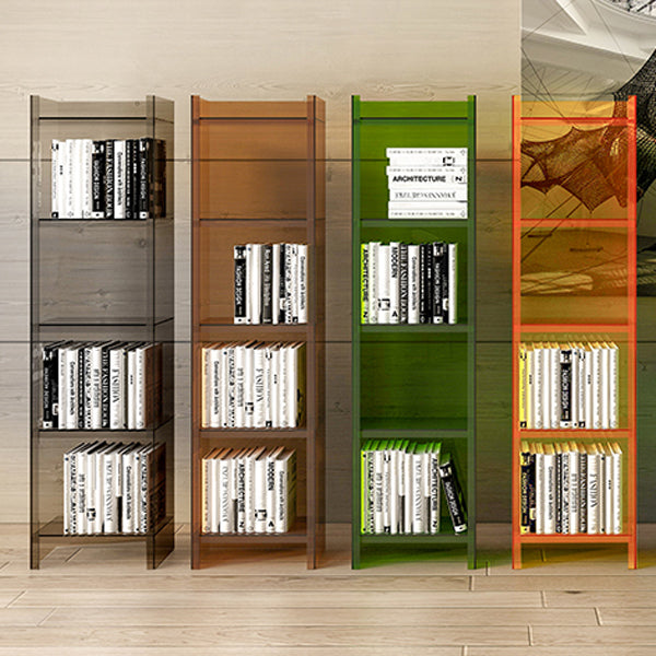 Scandinavian Style Shelf Bookcase Acrylic Closed Back Bookshelf for Office and Study Room Clearhalo 'Bookcases' 'furn' 'furn_bookcases' 'Furniture' 'furniture_bookcases' 'kitchen' 'kitchen_bookcases' 'Living Room Furniture' 'Office Furniture' 4766034