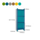 Scandinavian Style Shelf Bookcase Acrylic Closed Back Bookshelf for Office and Study Room Clearhalo 'Bookcases' 'furn' 'furn_bookcases' 'Furniture' 'furniture_bookcases' 'kitchen' 'kitchen_bookcases' 'Living Room Furniture' 'Office Furniture' 4766037