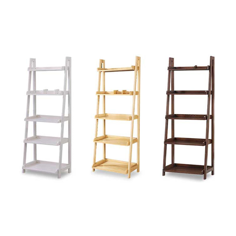 Modern Style Ladder Bookshelf Solid Wood Shelf Bookcase for Study Room Clearhalo 'Bookcases' 'furn' 'furn_bookcases' 'Furniture' 'furniture_bookcases' 'kitchen' 'kitchen_bookcases' 'Living Room Furniture' 'Office Furniture' 4766083