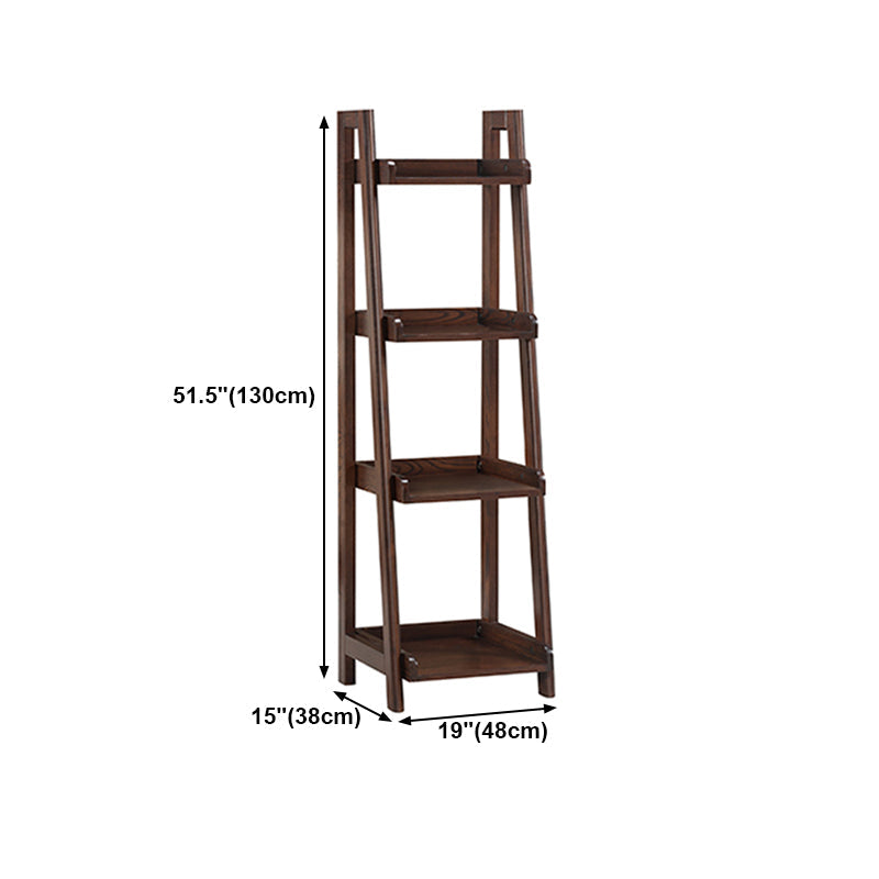 Modern Style Ladder Bookshelf Solid Wood Shelf Bookcase for Study Room Clearhalo 'Bookcases' 'furn' 'furn_bookcases' 'Furniture' 'furniture_bookcases' 'kitchen' 'kitchen_bookcases' 'Living Room Furniture' 'Office Furniture' 4766086