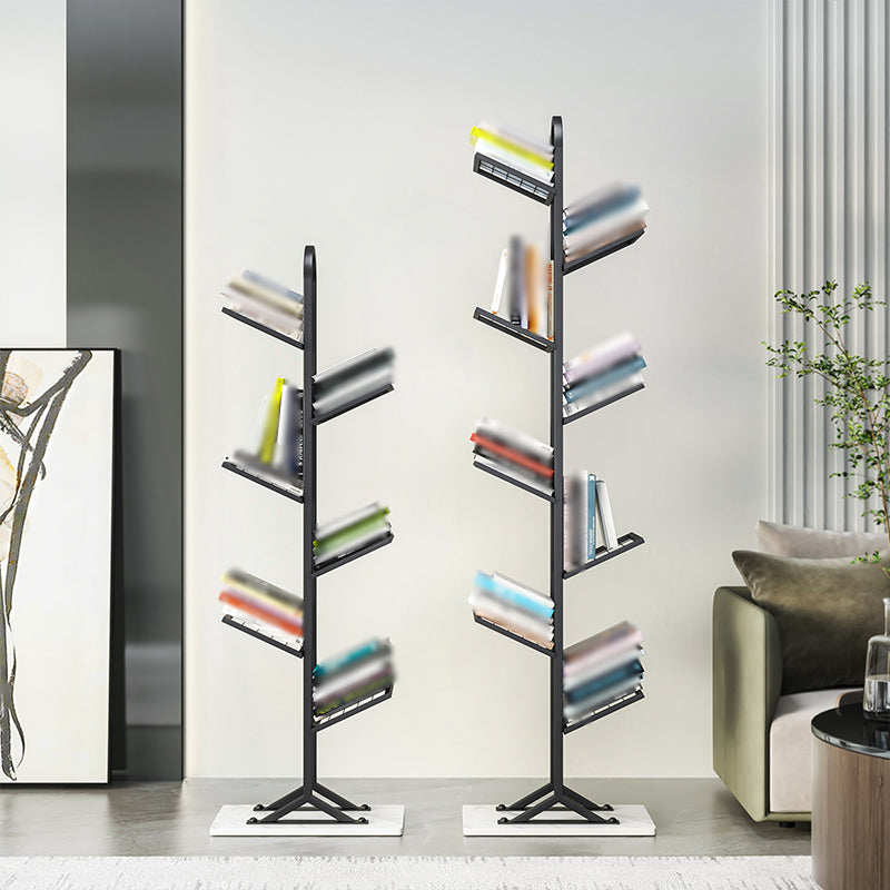 Modern Style Metal Bookshelf Etagere Shelf Bookcase for Home Clearhalo 'Bookcases' 'furn' 'furn_bookcases' 'Furniture' 'furniture_bookcases' 'kitchen' 'kitchen_bookcases' 'Living Room Furniture' 'Office Furniture' 4766110