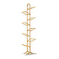 Modern Style Metal Bookshelf Etagere Shelf Bookcase for Home 17.7"L x 9.4"W x 65"H Gold Clearhalo 'Bookcases' 'furn' 'furn_bookcases' 'Furniture' 'furniture_bookcases' 'kitchen' 'kitchen_bookcases' 'Living Room Furniture' 'Office Furniture' 4766112