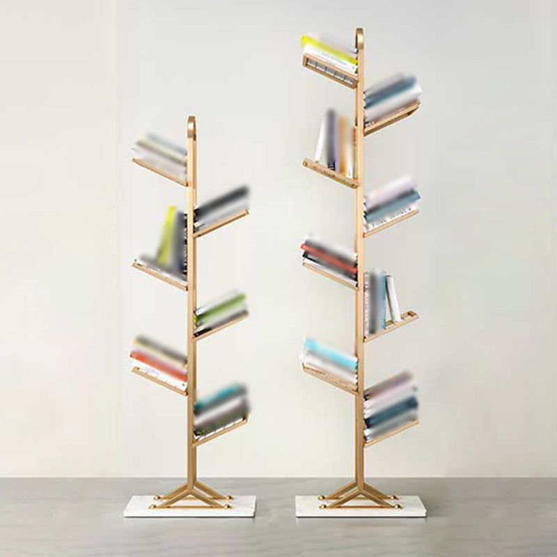 Modern Style Metal Bookshelf Etagere Shelf Bookcase for Home Clearhalo 'Bookcases' 'furn' 'furn_bookcases' 'Furniture' 'furniture_bookcases' 'kitchen' 'kitchen_bookcases' 'Living Room Furniture' 'Office Furniture' 4766115
