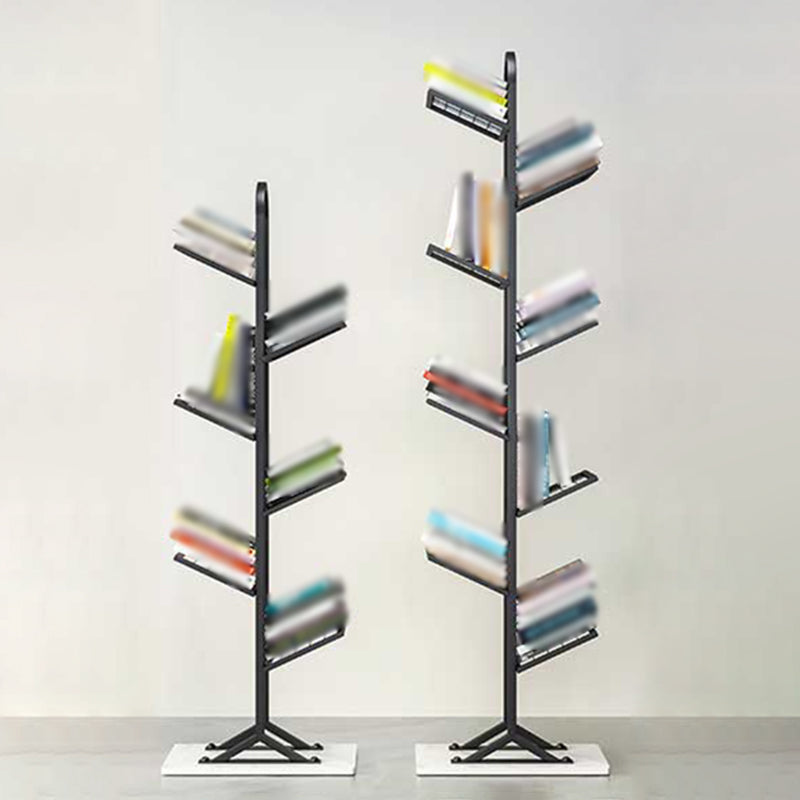 Modern Style Metal Bookshelf Etagere Shelf Bookcase for Home Clearhalo 'Bookcases' 'furn' 'furn_bookcases' 'Furniture' 'furniture_bookcases' 'kitchen' 'kitchen_bookcases' 'Living Room Furniture' 'Office Furniture' 4766116