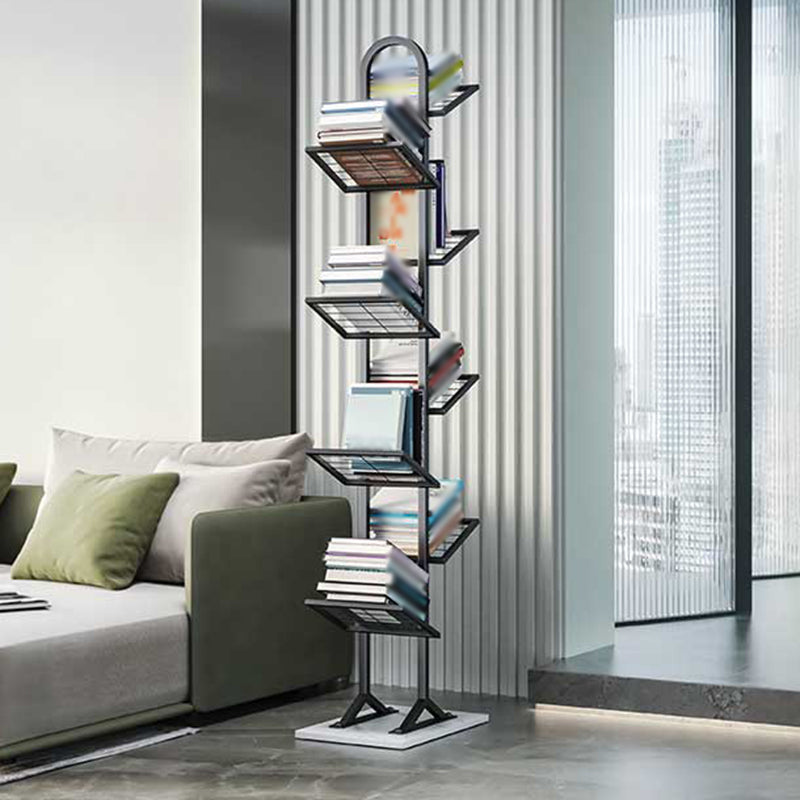 Modern Style Metal Bookshelf Etagere Shelf Bookcase for Home Clearhalo 'Bookcases' 'furn' 'furn_bookcases' 'Furniture' 'furniture_bookcases' 'kitchen' 'kitchen_bookcases' 'Living Room Furniture' 'Office Furniture' 4766117