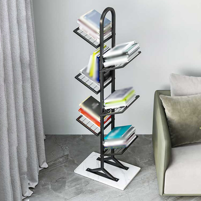 Modern Style Metal Bookshelf Etagere Shelf Bookcase for Home Clearhalo 'Bookcases' 'furn' 'furn_bookcases' 'Furniture' 'furniture_bookcases' 'kitchen' 'kitchen_bookcases' 'Living Room Furniture' 'Office Furniture' 4766120