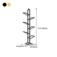 Modern Style Metal Bookshelf Etagere Shelf Bookcase for Home Clearhalo 'Bookcases' 'furn' 'furn_bookcases' 'Furniture' 'furniture_bookcases' 'kitchen' 'kitchen_bookcases' 'Living Room Furniture' 'Office Furniture' 4766123