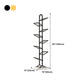 Modern Style Metal Bookshelf Etagere Shelf Bookcase for Home Clearhalo 'Bookcases' 'furn' 'furn_bookcases' 'Furniture' 'furniture_bookcases' 'kitchen' 'kitchen_bookcases' 'Living Room Furniture' 'Office Furniture' 4766124