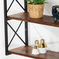 Industrial Style WoodBookshelf Wall Mounted Shelf Bookcase for Home Clearhalo 'Bookcases' 'furn' 'furn_bookcases' 'Furniture' 'furniture_bookcases' 'kitchen' 'kitchen_bookcases' 'Living Room Furniture' 'Office Furniture' 4767430