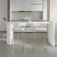 Contemporary Dining Bar Counter Table Rectangle Table for Kitchen 70.9"L x 15.7"W x 41.3"H Without Chairs Clearhalo 'Bar Furniture' 'Bar Tables' 'bar_tables' 'furn' 'furn_bar_tables' 'Furniture' 'furniture_bar_tables' 'Kitchen & Dining Furniture' 4768378