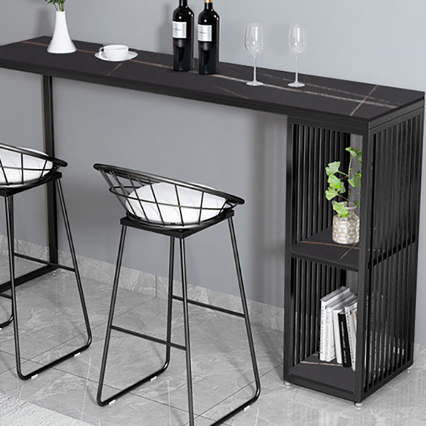 Contemporary Style Dining Bar Counter Table Rectangle Table for Kitchen Clearhalo 'Bar Furniture' 'Bar Tables' 'bar_tables' 'Furniture' 'furniture_bar_tables' 'Kitchen & Dining Furniture' 4768401