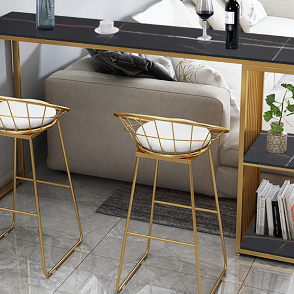 Contemporary Style Dining Bar Counter Table Rectangle Table for Kitchen Clearhalo 'Bar Furniture' 'Bar Tables' 'bar_tables' 'Furniture' 'furniture_bar_tables' 'Kitchen & Dining Furniture' 4768402