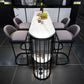 Contemporary Style Dining Bar Counter Table Rectangle Table for Home 63"L x 15.7"W x 41.3"H Without Chairs Clearhalo 'Bar Furniture' 'Bar Tables' 'bar_tables' 'furn' 'furn_bar_tables' 'Furniture' 'furniture_bar_tables' 'Kitchen & Dining Furniture' 4768424