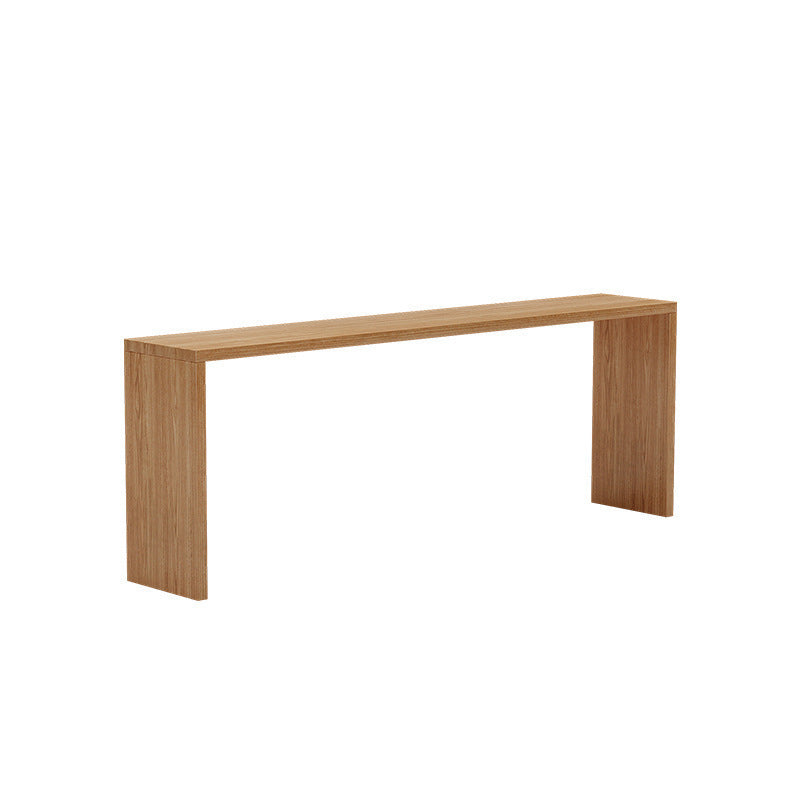 Contemporary Style Wooden Bar Counter Table Dining Rectangle Table for Home Without Chairs Clearhalo 'Bar Furniture' 'Bar Tables' 'bar_tables' 'furn' 'furn_bar_tables' 'Furniture' 'furniture_bar_tables' 'Kitchen & Dining Furniture' 4768455