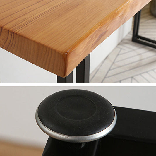 Contemporary Rectangle Bar Counter Table Wooden Dining Table for Kitchen Clearhalo 'Bar Furniture' 'Bar Tables' 'bar_tables' 'furn' 'furn_bar_tables' 'Furniture' 'furniture_bar_tables' 'Kitchen & Dining Furniture' 4768485