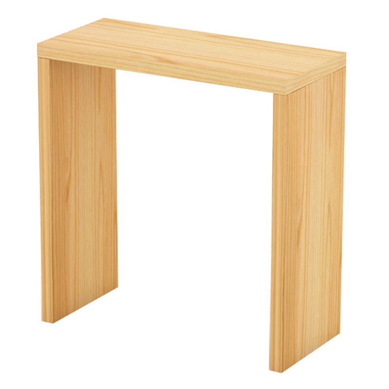 Nordic Rectangle Bar Counter Table Wooden Dining Table for Kitchen 39.4"L x 15.7"W x 41.3"H Without Chairs Clearhalo 'Bar Furniture' 'Bar Tables' 'bar_tables' 'furn' 'furn_bar_tables' 'Furniture' 'furniture_bar_tables' 'Kitchen & Dining Furniture' 4768504