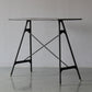 Modern Rectangle Bar Counter Table Wooden Dining Table with Metal Legs Black Black Clearhalo 'Bar Furniture' 'Bar Tables' 'bar_tables' 'furn' 'furn_bar_tables' 'Furniture' 'furniture_bar_tables' 'Kitchen & Dining Furniture' 4768540