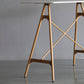 Modern Rectangle Bar Counter Table Wooden Dining Table with Metal Legs Clearhalo 'Bar Furniture' 'Bar Tables' 'bar_tables' 'furn' 'furn_bar_tables' 'Furniture' 'furniture_bar_tables' 'Kitchen & Dining Furniture' 4768550