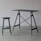 Modern Rectangle Bar Counter Table Wooden Dining Table with Metal Legs Clearhalo 'Bar Furniture' 'Bar Tables' 'bar_tables' 'furn' 'furn_bar_tables' 'Furniture' 'furniture_bar_tables' 'Kitchen & Dining Furniture' 4768553