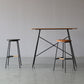 Modern Rectangle Bar Counter Table Wooden Dining Table with Metal Legs Clearhalo 'Bar Furniture' 'Bar Tables' 'bar_tables' 'furn' 'furn_bar_tables' 'Furniture' 'furniture_bar_tables' 'Kitchen & Dining Furniture' 4768556