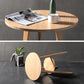 Contemporary Round Counter Table Dining Wooden Counter Table for Restaurant Clearhalo 'Bar Furniture' 'Bar Tables' 'bar_tables' 'furn' 'furn_bar_tables' 'Furniture' 'furniture_bar_tables' 'Kitchen & Dining Furniture' 4768592