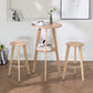 Contemporary Round Counter Table Dining Wooden Counter Table for Restaurant Clearhalo 'Bar Furniture' 'Bar Tables' 'bar_tables' 'furn' 'furn_bar_tables' 'Furniture' 'furniture_bar_tables' 'Kitchen & Dining Furniture' 4768596