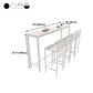 Rectangle Bar Dining Table Industrial Bar Dining Table with Trestle Base Clearhalo 'Bar Furniture' 'Bar Tables' 'bar_tables' 'furn' 'furn_bar_tables' 'Furniture' 'furniture_bar_tables' 'Kitchen & Dining Furniture' 4768645