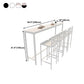 Rectangle Bar Dining Table Industrial Bar Dining Table with Trestle Base Clearhalo 'Bar Furniture' 'Bar Tables' 'bar_tables' 'furn' 'furn_bar_tables' 'Furniture' 'furniture_bar_tables' 'Kitchen & Dining Furniture' 4768647