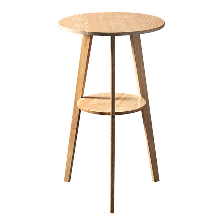 Contemporary Round Counter Table Wooden Counter Table for Restaurant Clearhalo 'Bar Furniture' 'Bar Tables' 'bar_tables' 'furn' 'furn_bar_tables' 'Furniture' 'furniture_bar_tables' 'Kitchen & Dining Furniture' 4768691