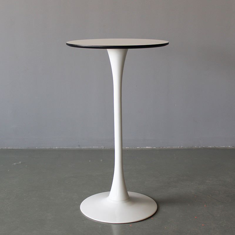 Contemporary Round Counter Table Dining Metal Counter Table for Restaurant Clearhalo 'Bar Furniture' 'Bar Tables' 'bar_tables' 'furn' 'furn_bar_tables' 'Furniture' 'furniture_bar_tables' 'Kitchen & Dining Furniture' 4768715