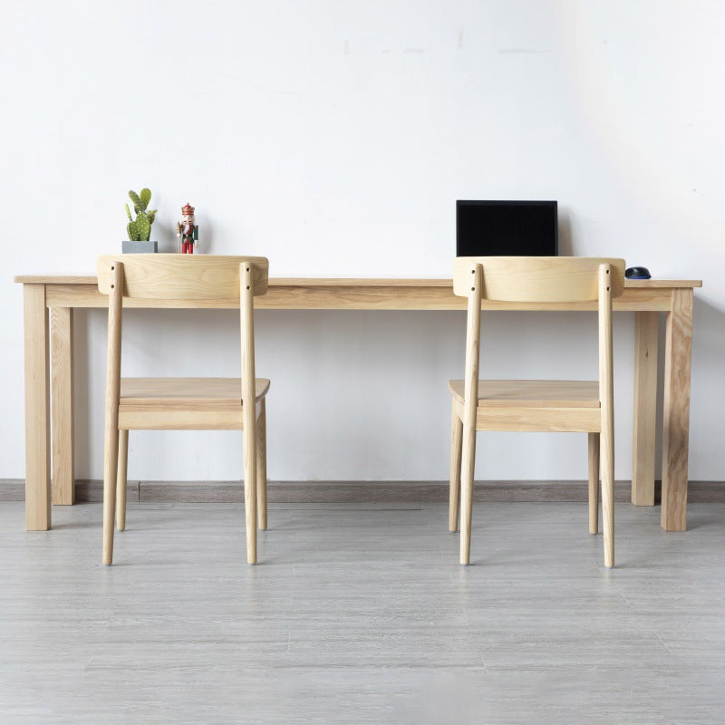 Contemporary Rectangle Bar Counter Table Dining Wooden Counter Table for Restaurant 55"L x 20"W x 30"H Without Chairs Clearhalo 'Bar Furniture' 'Bar Tables' 'bar_tables' 'furn' 'furn_bar_tables' 'Furniture' 'furniture_bar_tables' 'Kitchen & Dining Furniture' 4768719