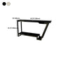 Rectangle Stone Top Bar Dining Table Traditional Luxury Bar Table with Trestle Base Clearhalo 'Bar Furniture' 'Bar Tables' 'bar_tables' 'furn' 'furn_bar_tables' 'Furniture' 'furniture_bar_tables' 'Kitchen & Dining Furniture' 4768740