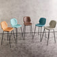 Modern Low Back Bar-stool PU Leather Bar Stool with Metal Legs Clearhalo 'Bar Furniture' 'Bar Stools' 'bar_stools' 'furn' 'furn_bar_stools' 'Furniture' 'furniture_bar_stools' 'Kitchen & Dining Furniture' 4768801