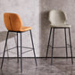 Modern Low Back Bar-stool PU Leather Bar Stool with Metal Legs Clearhalo 'Bar Furniture' 'Bar Stools' 'bar_stools' 'furn' 'furn_bar_stools' 'Furniture' 'furniture_bar_stools' 'Kitchen & Dining Furniture' 4768804
