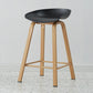 Metal Contemporary Dining Kitchen Room Armless Stool Low Back Bar Stool Black 1 Piece Counter Stool(26"H) Clearhalo 'Bar Furniture' 'Bar Stools' 'bar_stools' 'furn' 'furn_bar_stools' 'Furniture' 'furniture_bar_stools' 'Kitchen & Dining Furniture' 4768811