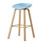 Metal Contemporary Dining Kitchen Room Armless Stool Low Back Bar Stool Clearhalo 'Bar Furniture' 'Bar Stools' 'bar_stools' 'furn' 'furn_bar_stools' 'Furniture' 'furniture_bar_stools' 'Kitchen & Dining Furniture' 4768819
