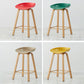 Metal Contemporary Dining Kitchen Room Armless Stool Low Back Bar Stool Clearhalo 'Bar Furniture' 'Bar Stools' 'bar_stools' 'furn' 'furn_bar_stools' 'Furniture' 'furniture_bar_stools' 'Kitchen & Dining Furniture' 4768831
