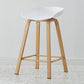 Metal Contemporary Dining Kitchen Room Armless Stool Low Back Bar Stool White 1 Piece Counter Stool(26"H) Clearhalo 'Bar Furniture' 'Bar Stools' 'bar_stools' 'furn' 'furn_bar_stools' 'Furniture' 'furniture_bar_stools' 'Kitchen & Dining Furniture' 4768842