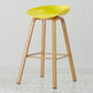 Metal Contemporary Dining Kitchen Room Armless Stool Low Back Bar Stool Yellow 1 Piece Bar Stool(30"H) Clearhalo 'Bar Furniture' 'Bar Stools' 'bar_stools' 'furn' 'furn_bar_stools' 'Furniture' 'furniture_bar_stools' 'Kitchen & Dining Furniture' 4768857