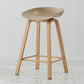 Metal Contemporary Dining Kitchen Room Armless Stool Low Back Bar Stool Khaki 1 Piece Counter Stool(26"H) Clearhalo 'Bar Furniture' 'Bar Stools' 'bar_stools' 'furn' 'furn_bar_stools' 'Furniture' 'furniture_bar_stools' 'Kitchen & Dining Furniture' 4768872