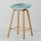 Metal Contemporary Dining Kitchen Room Armless Stool Low Back Bar Stool Navy 1 Piece Counter Stool(26"H) Clearhalo 'Bar Furniture' 'Bar Stools' 'bar_stools' 'furn' 'furn_bar_stools' 'Furniture' 'furniture_bar_stools' 'Kitchen & Dining Furniture' 4768890
