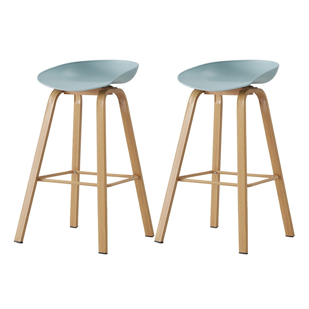 Metal Contemporary Dining Kitchen Room Armless Stool Low Back Bar Stool Navy 2 Piece Set Bar Stool(30"H) Clearhalo 'Bar Furniture' 'Bar Stools' 'bar_stools' 'furn' 'furn_bar_stools' 'Furniture' 'furniture_bar_stools' 'Kitchen & Dining Furniture' 4768894