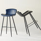 Metal Industrial Kitchen Dining Room Armless Stool Low Back Bar Stool Clearhalo 'Bar Furniture' 'Bar Stools' 'bar_stools' 'Furniture' 'furniture_bar_stools' 'Kitchen & Dining Furniture' 4768923