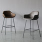 Contemporary Leather Armed Barstool Matte Finish Footrest Low Back Stool Clearhalo 'Bar Furniture' 'Bar Stools' 'bar_stools' 'furn' 'furn_bar_stools' 'Furniture' 'furniture_bar_stools' 'Kitchen & Dining Furniture' 4768938