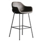 Contemporary Leather Armed Barstool Matte Finish Footrest Low Back Stool Clearhalo 'Bar Furniture' 'Bar Stools' 'bar_stools' 'furn' 'furn_bar_stools' 'Furniture' 'furniture_bar_stools' 'Kitchen & Dining Furniture' 4768946